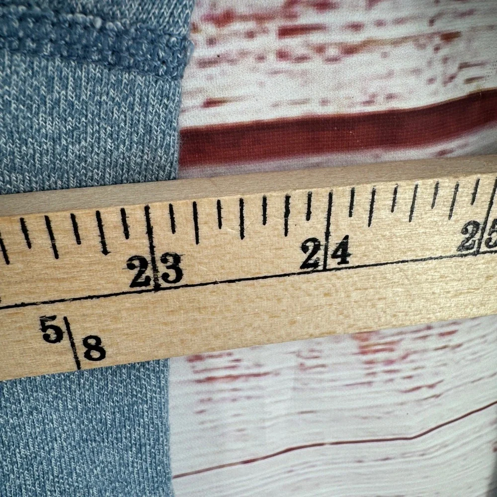 The North Face Henley Shirt Mens Large Blue‎ Heathered Long Sleeve Pocket